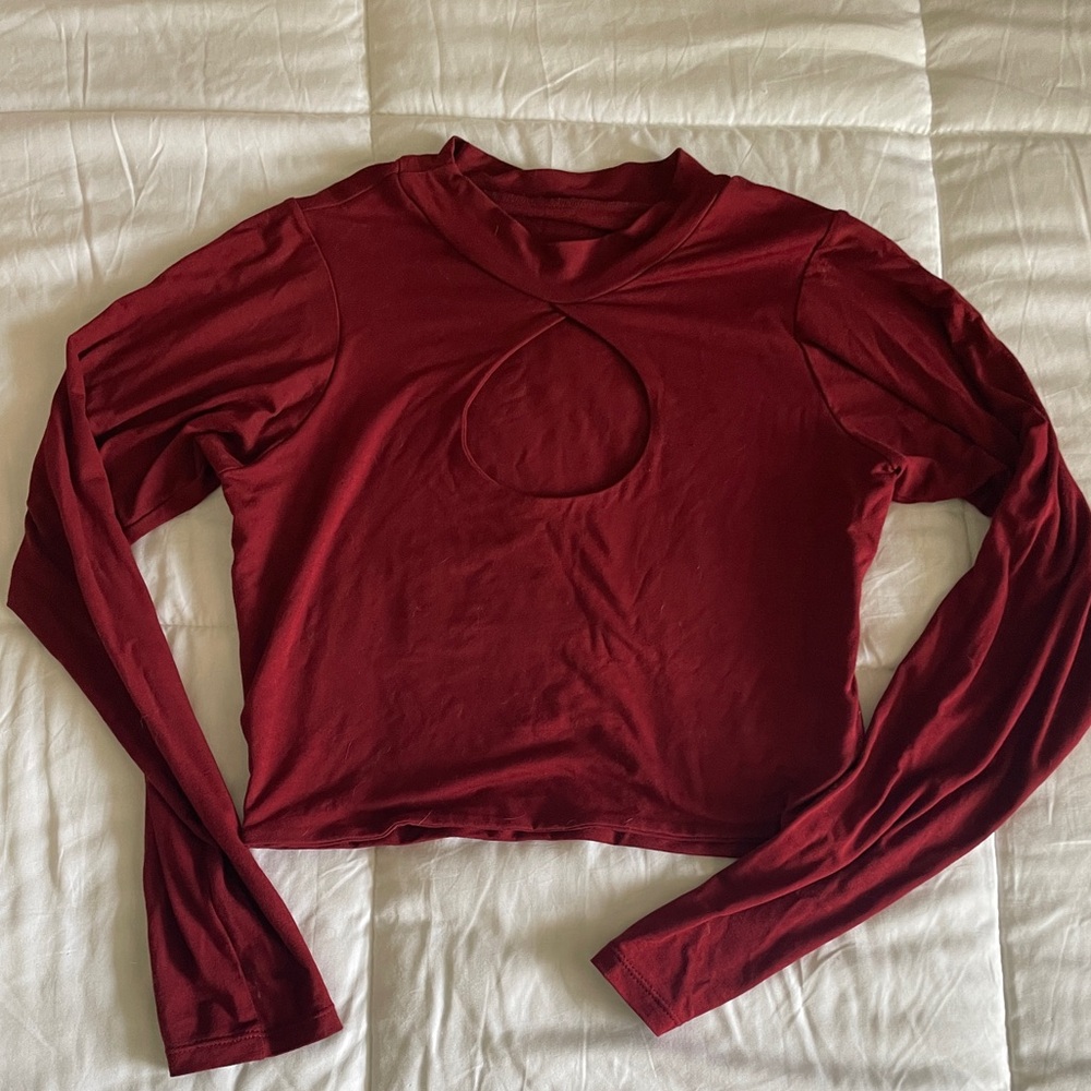 THE ROYAL CODES SEKHMET LONG SLEEVE TOP- Scarlett Rose - SZ M